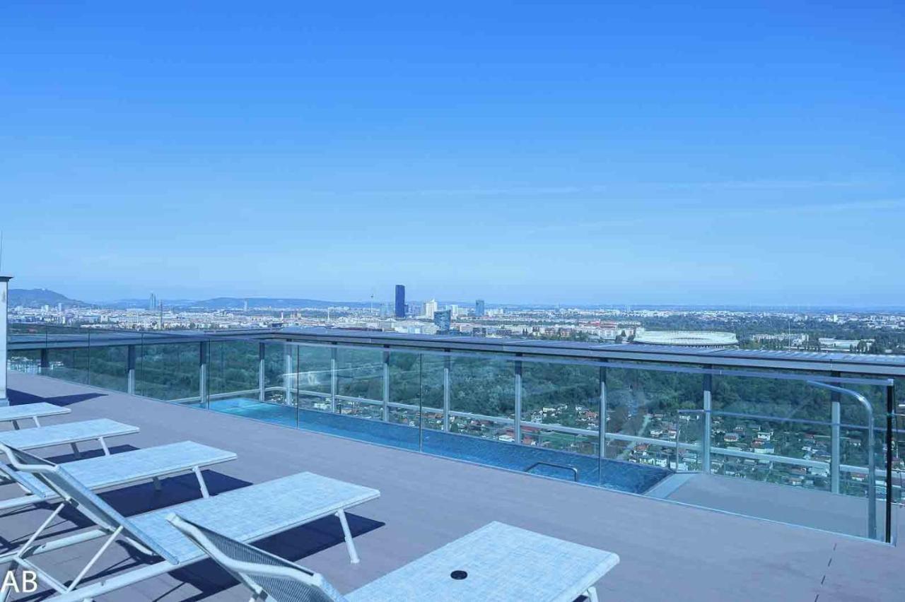 Superior Apartment & Rooftop Pool Wien Eksteriør bilde