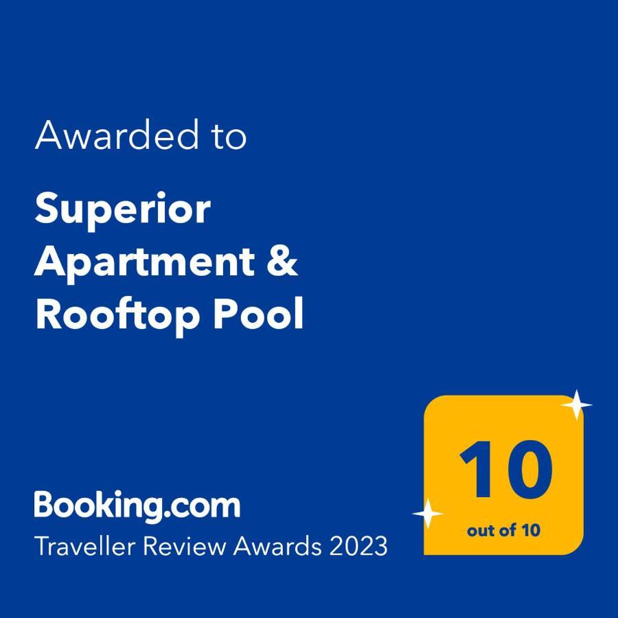 Superior Apartment & Rooftop Pool Wien Eksteriør bilde